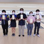 1区 羽ヶ崎 匠海 選手、2区 横山 実美 選手、3区 塚越 翔太 選手、4区 西川 薫 選手、5区 谷合 貴志プロ