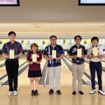 1区 八鍬選手、2区 小沼プロ、3区 塚越選手、4区 黒川プロ、5区 谷合プロ