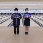 羽ヶ崎 匠海 選手(1区7G目 279ピン)、横山 実美 選手(2区3G目 267ピン)